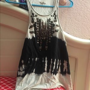 Beaded tank top